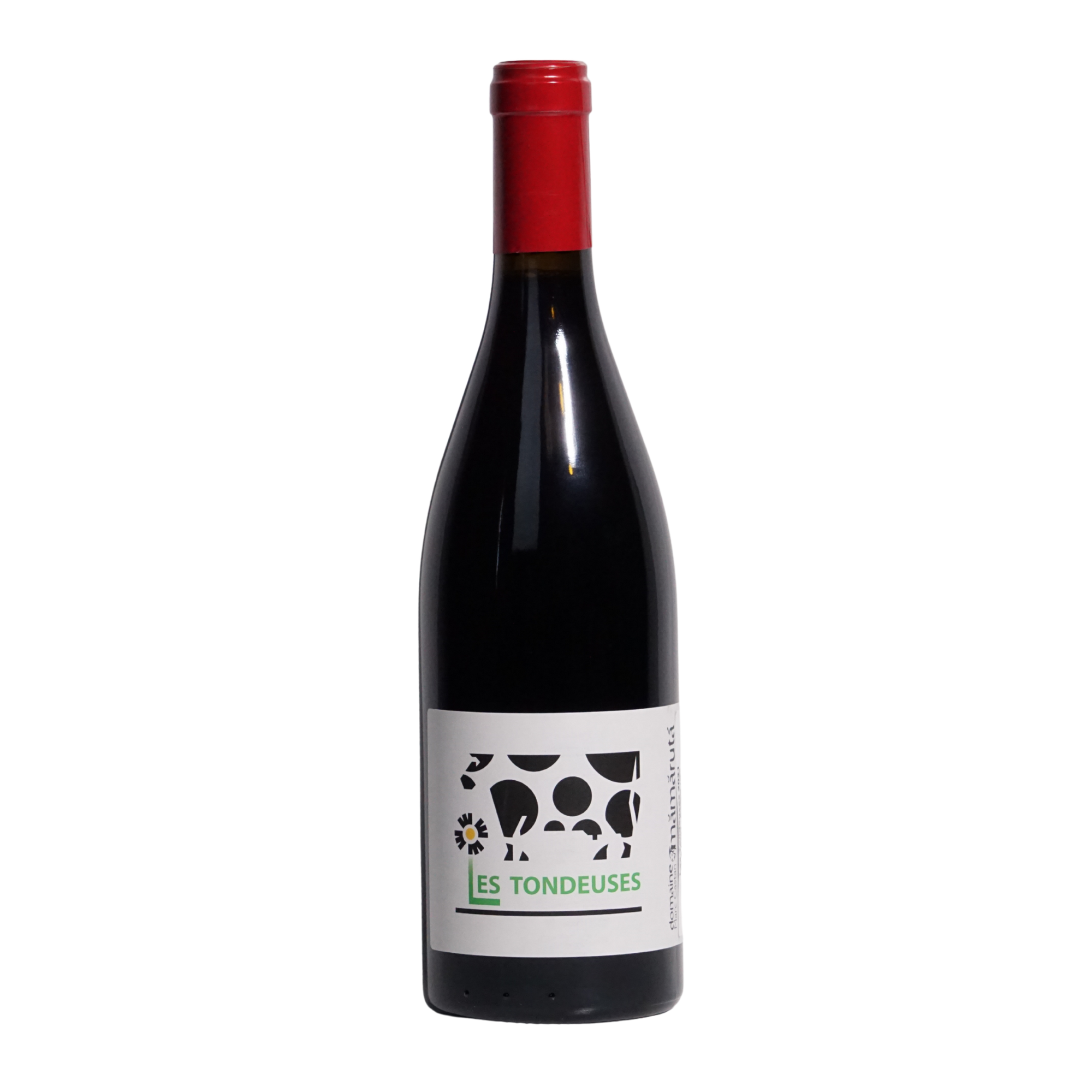 Les Tondeuses 2021 by Domaine Mamaruta, a natural red wine from Vin de France, France made with Grenache. Light and juicy with bright red fruit and a fresh, easy-drinking profile.