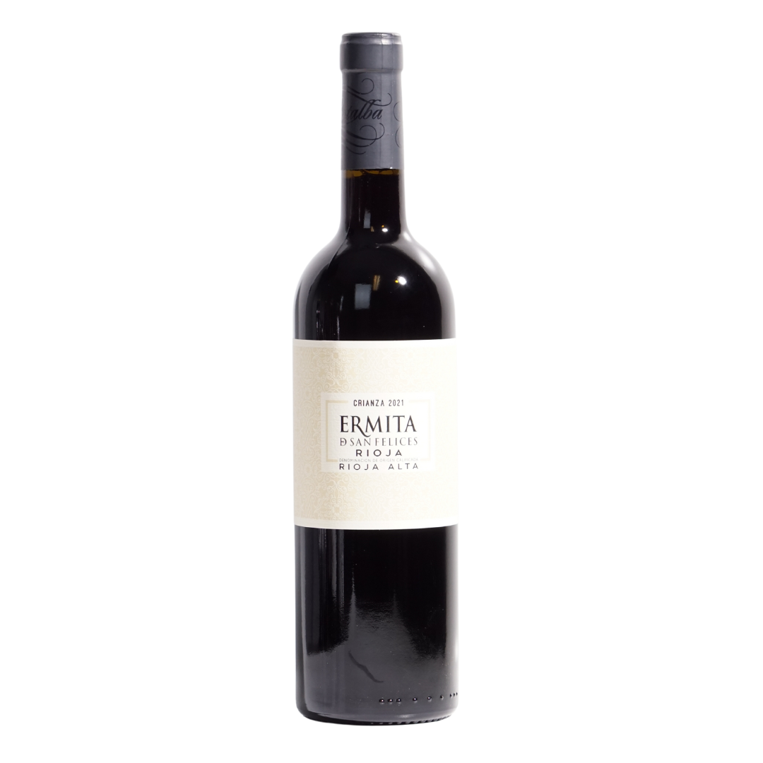 Ermita de San Felices Crianza by Bodegas Santalba natural red wine from Rioja Spain Tempranillo