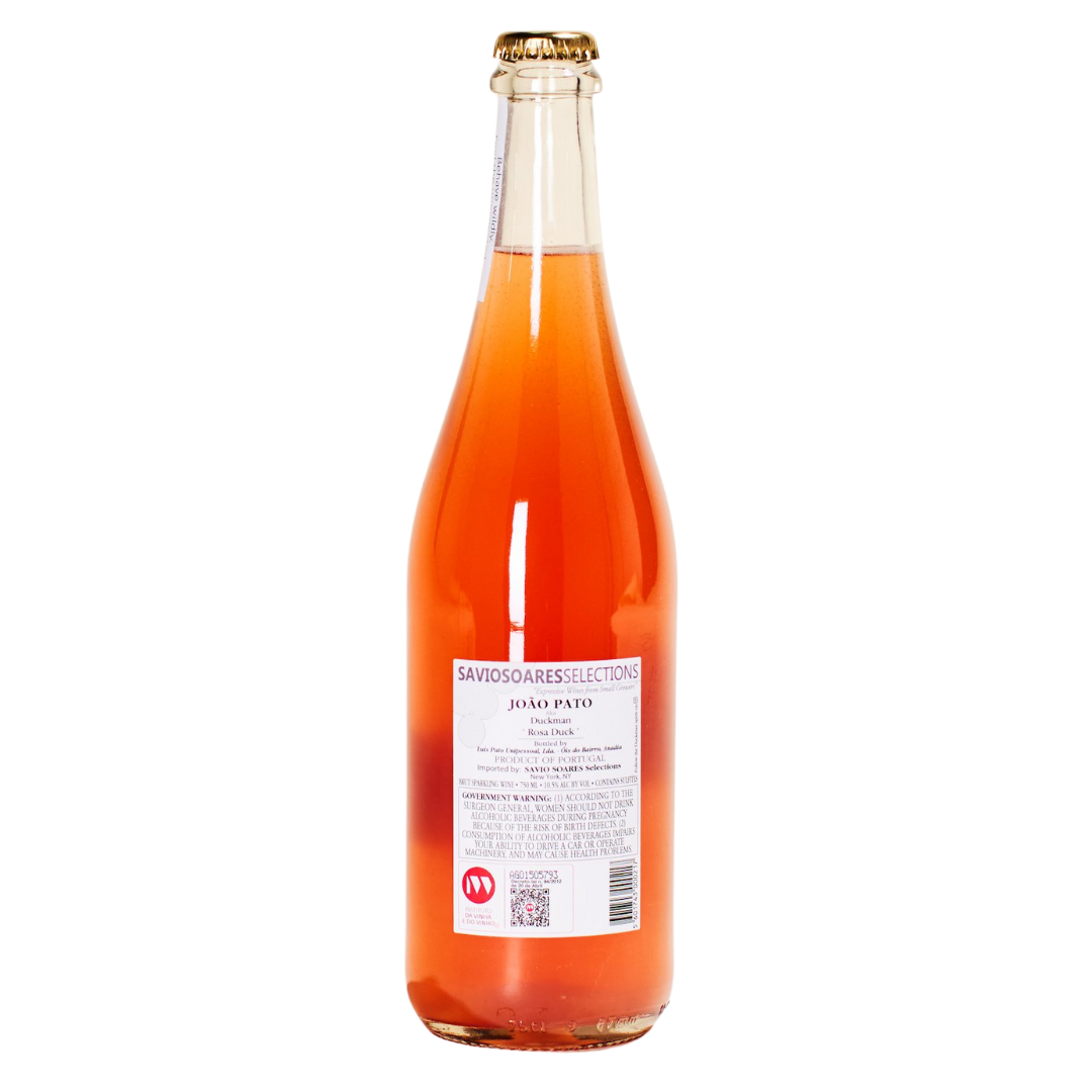 natural rose sparkling wine espumante rosa duckman bairrada portugal 