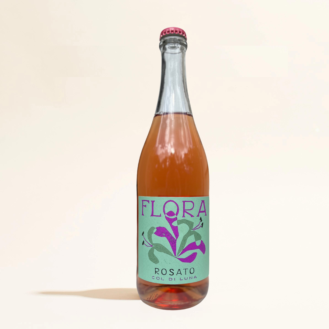 flora rosato brut fuso col di luna natural Sparkling wine Veneto Italy front