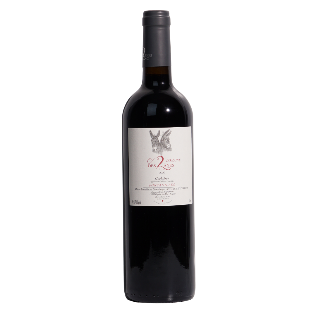 fontanilles 2022 domaine des 2 anes natural red france front
