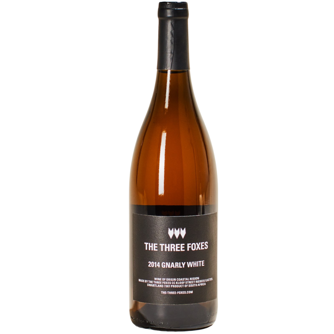 gnarly white three foxes  western cape south africa natural orange wine front