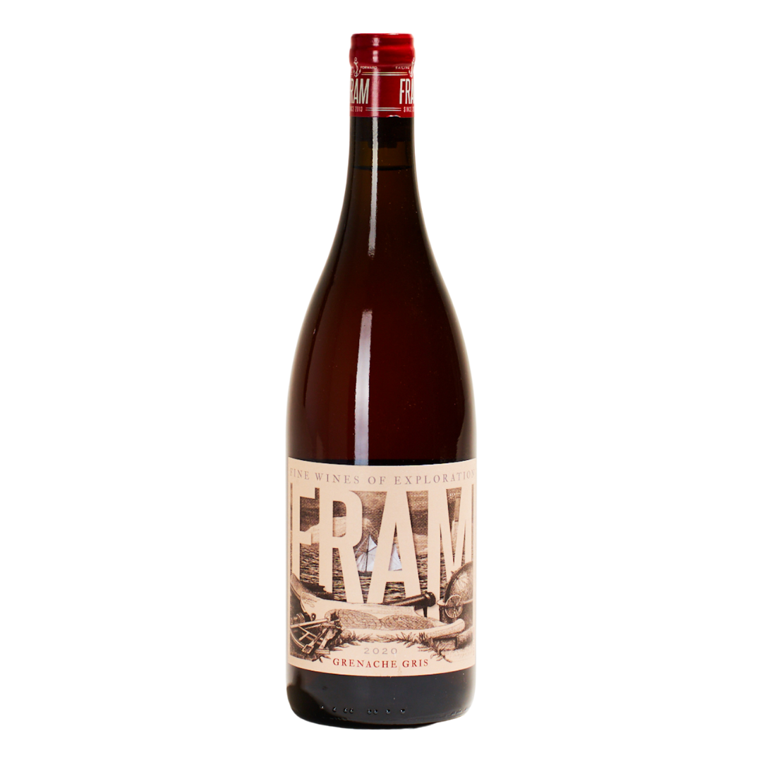 grenache gris fram western cape south africa natural orange wine bottle