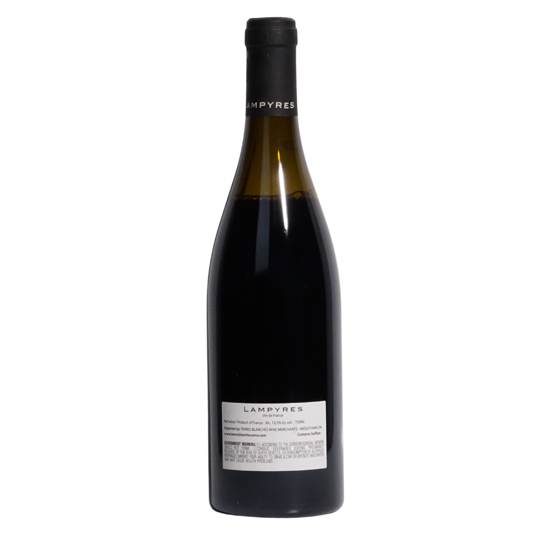 harvest moon vdf rouge 2024 domaine lampyres natural red france back