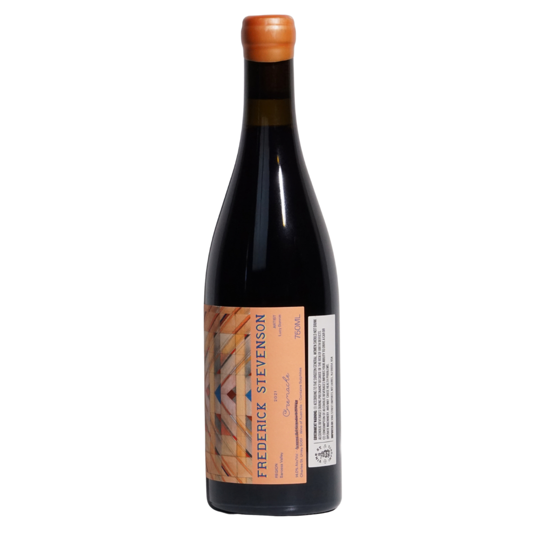 hongell grenache frederick stevenson natural red australia back