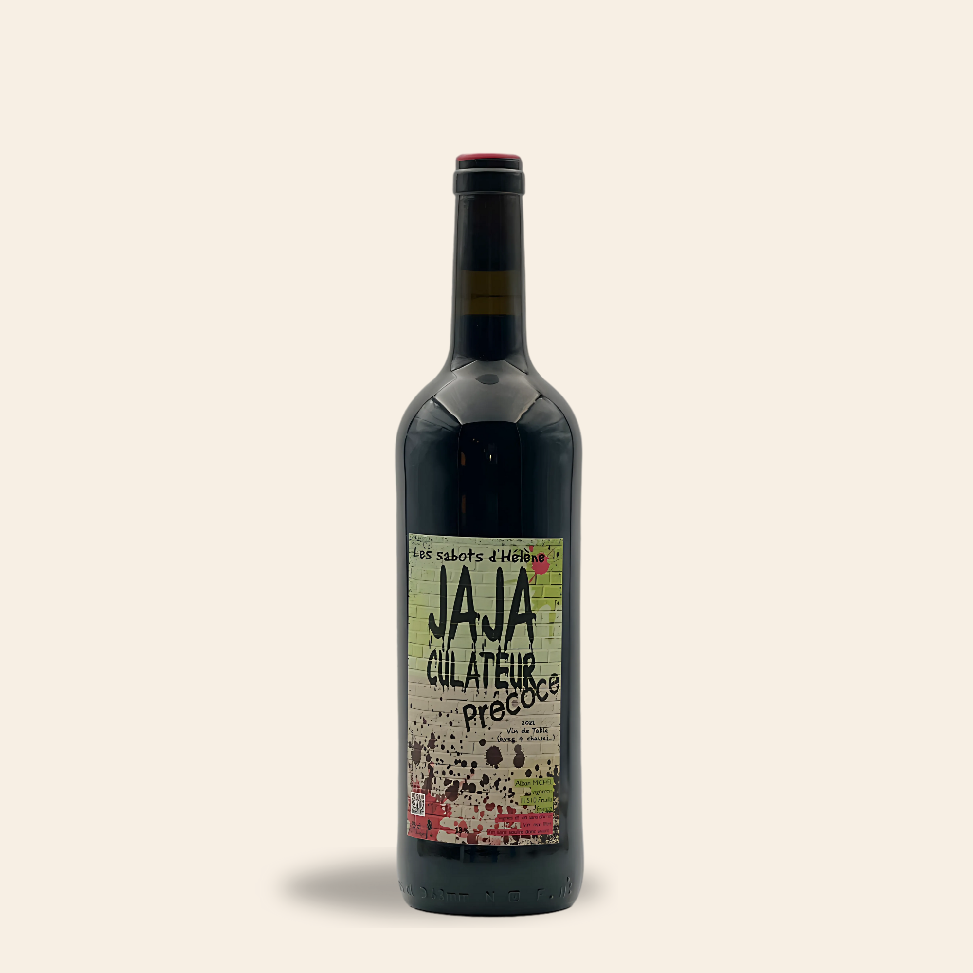 jajaculateur precoce les sabots d helene natural Red wine Languedoc Roussillon France