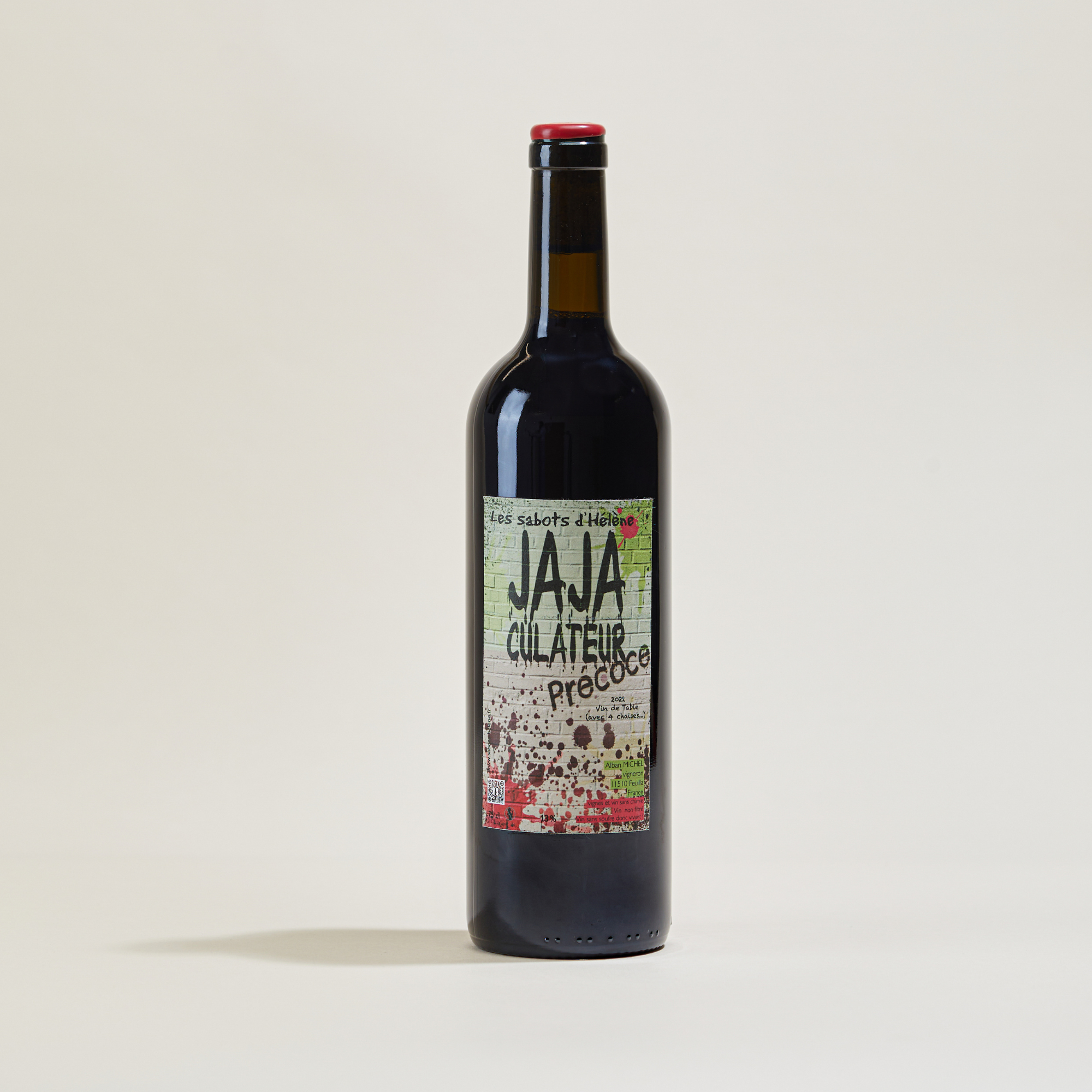 jajaculateur precoce les sabots d helene natural Red wine Languedoc Roussillon France