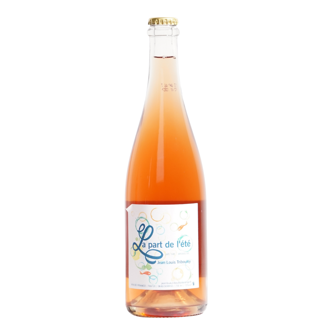 La Part de l’Ete sparkling wine Jean Louis Tribouley natural sparkling wine Languedoc Roussillon France Syrah Grenache Carignan

