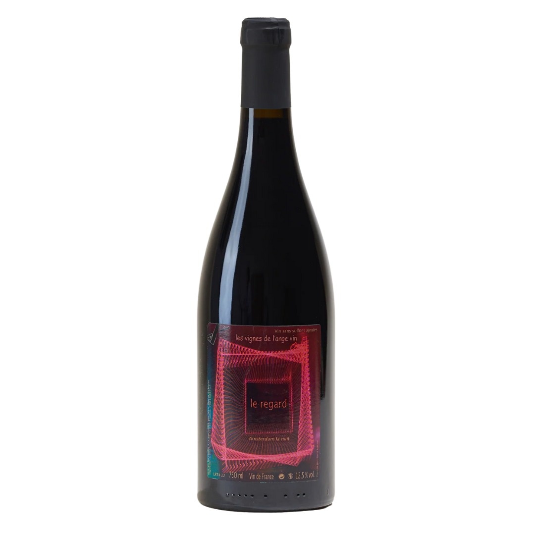 le regard domaine de l`ange vin natural Red wine Loire France front