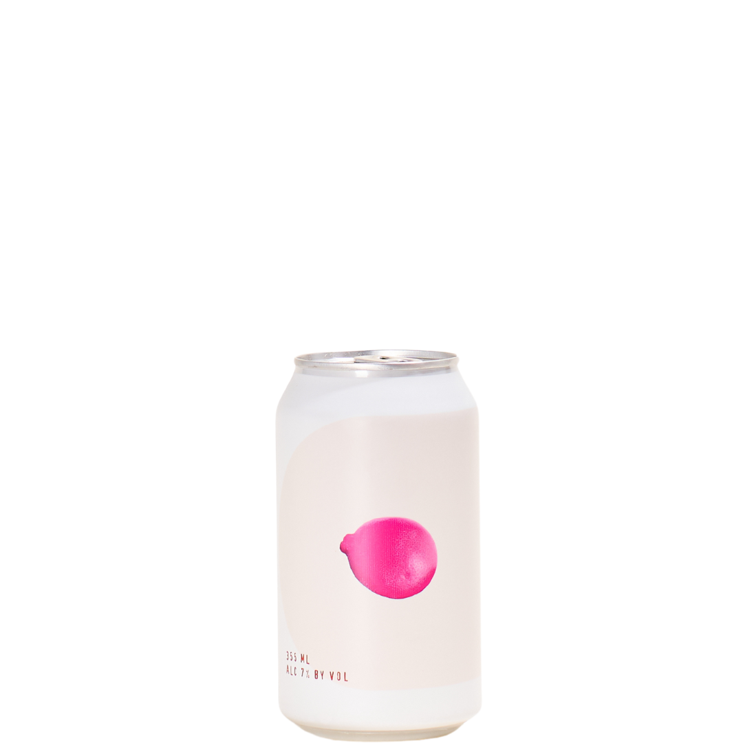 lemon of pink cans wild arc natural Sparkling wine New York USA front