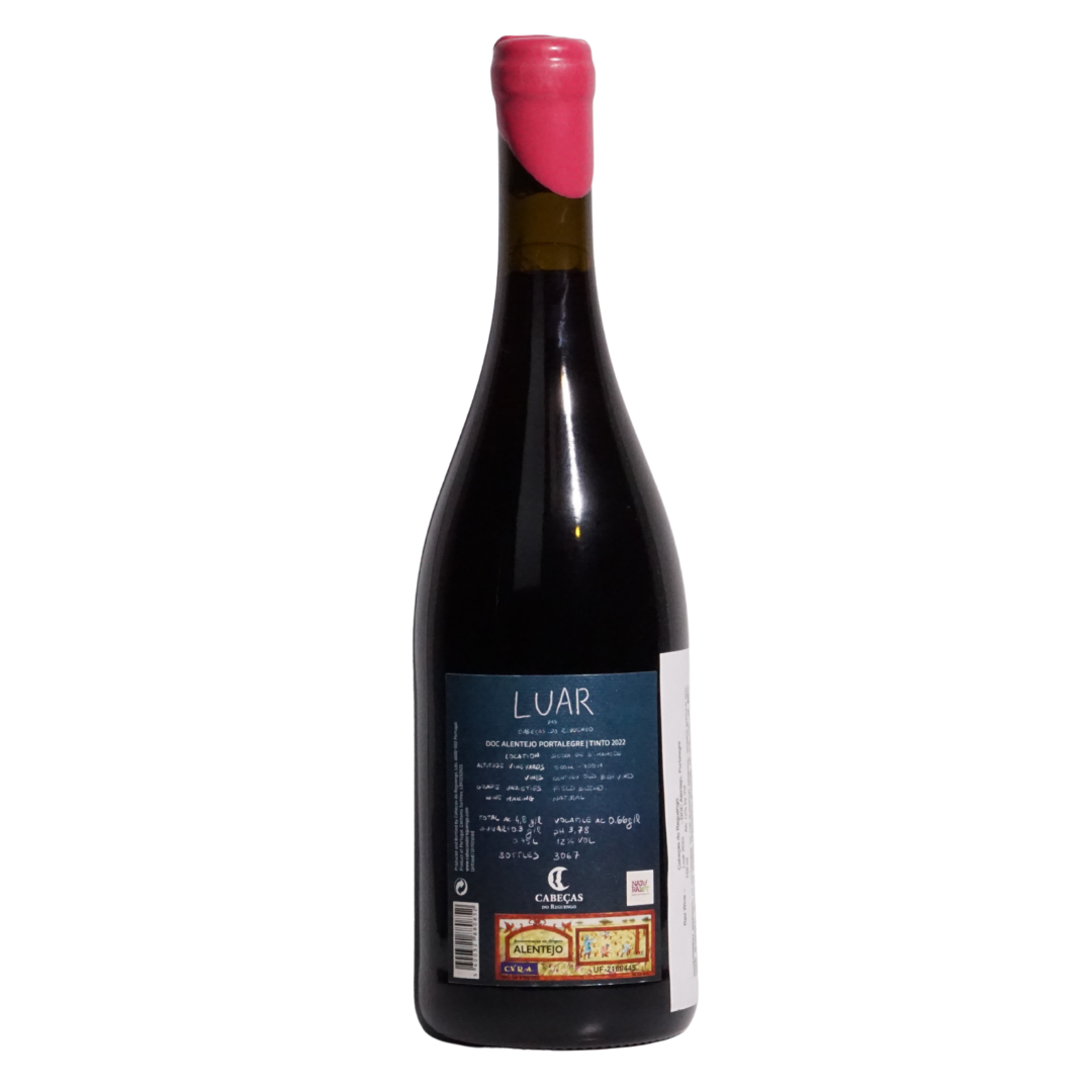luar red 2022 cabecas do reguengo natural red portugal back