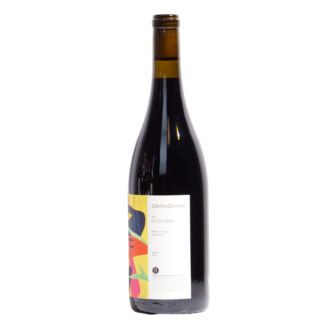 Dry Farmed Petite Sirah by Martha Stoumen natural red wine from Mendocino County California USA
