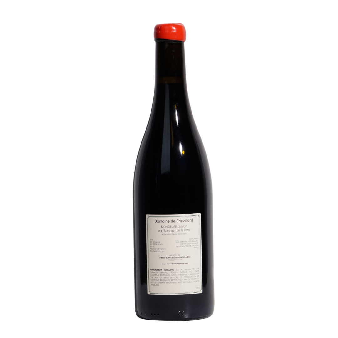 mondeuse cru st jean de la porte la mort domaine de chevillard natural Red wine Savoie France
