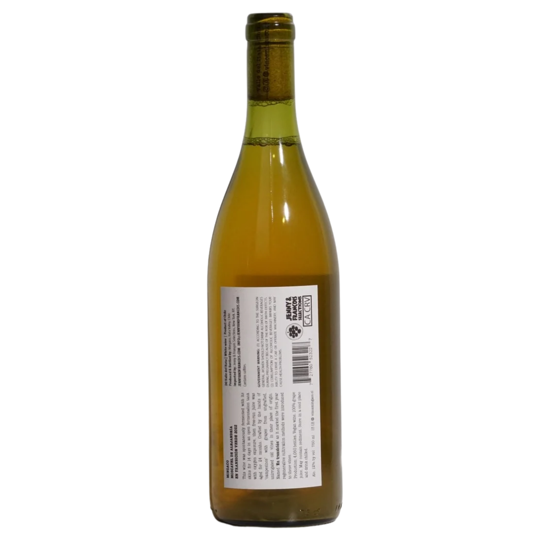 moscatel de alejandria mingaco natural white chile back