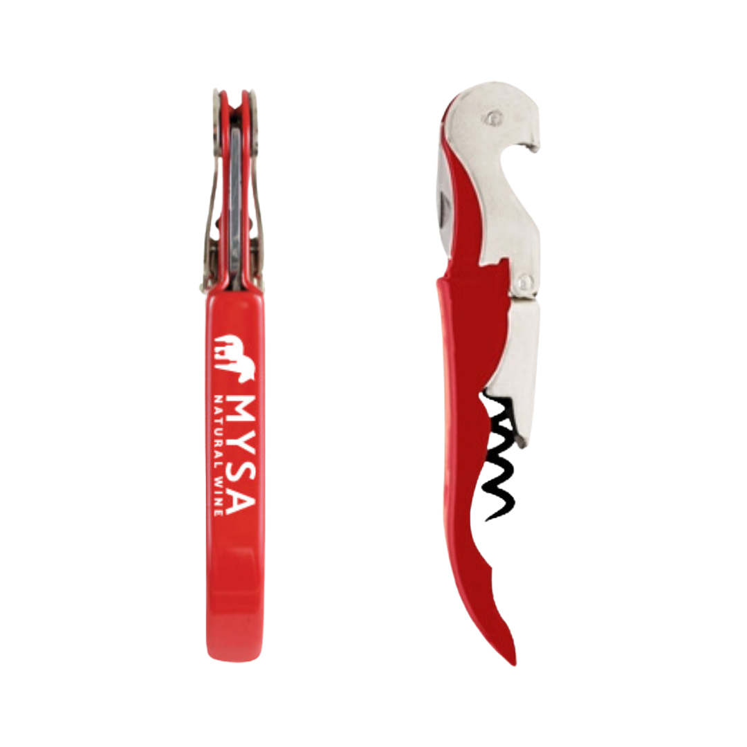 MYSA pulltap red corkscrew