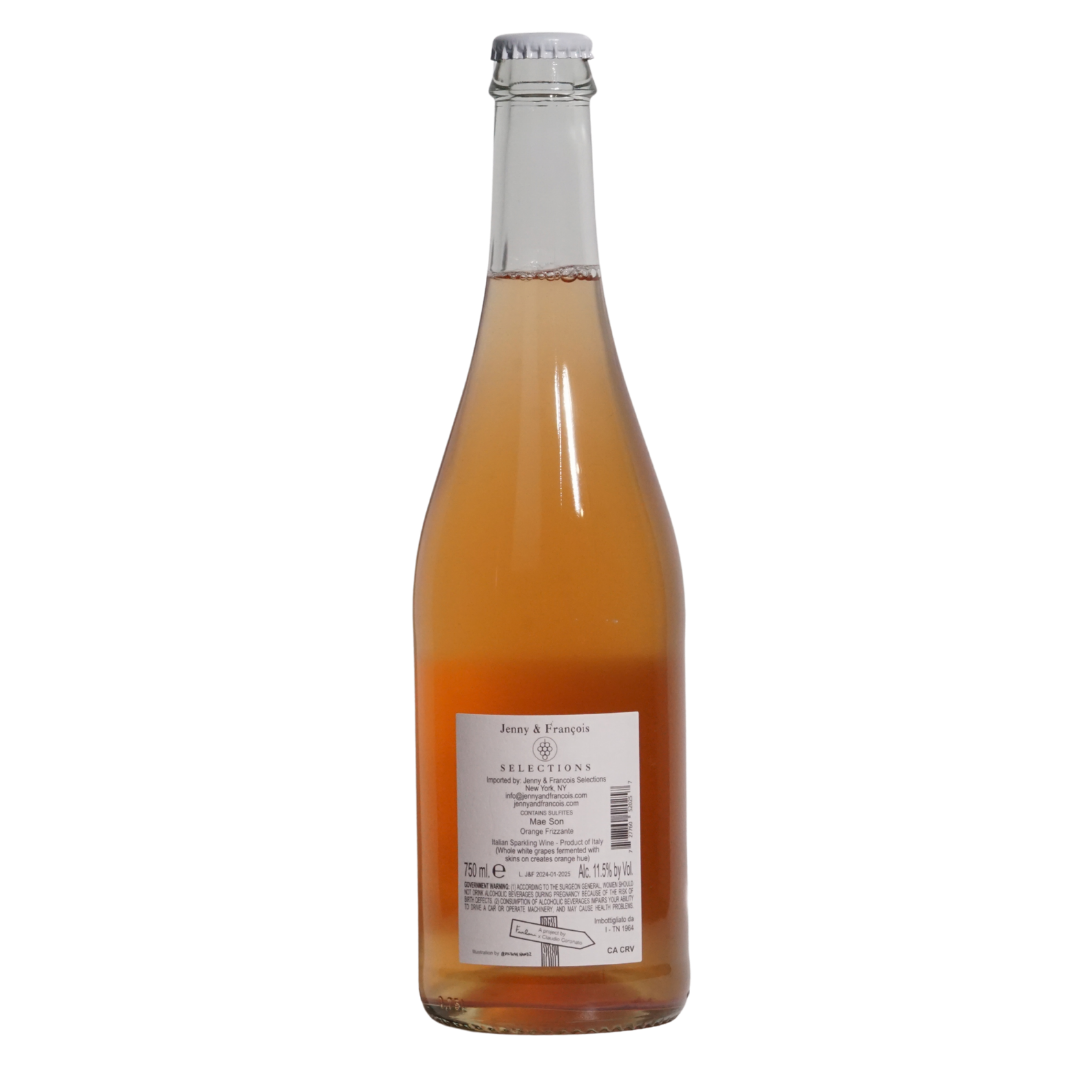 nv mae son frizzante sparkling orange natural orange italy back