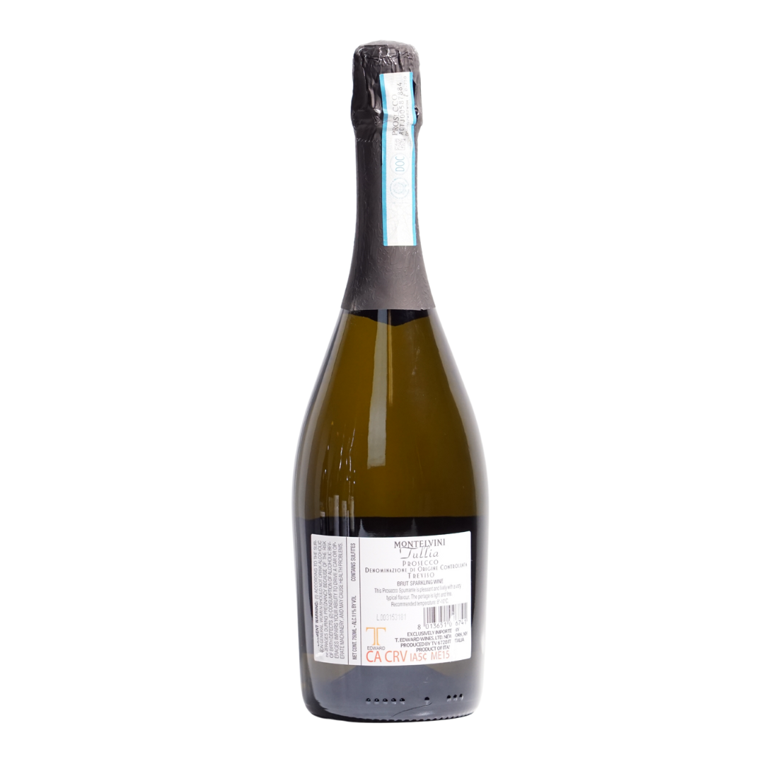 NV Tullia Brut Prosecco di Treviso by Tullia natural sparkling white wine from Veneto Treviso Italy

