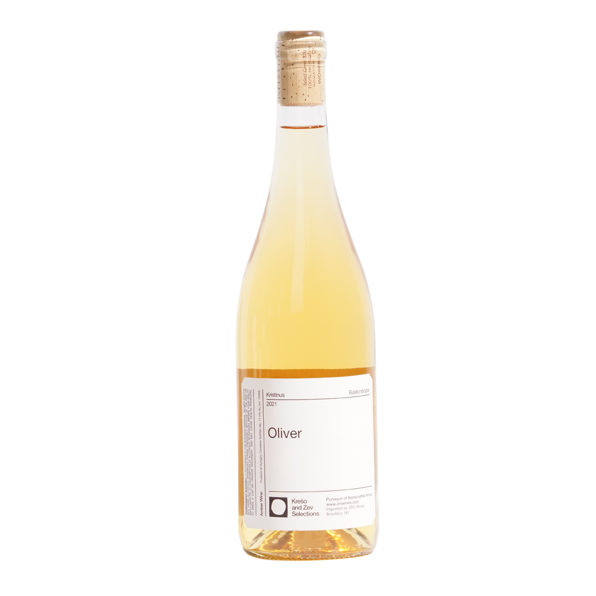 Oliver Balatonboglar White Kristinus Borbirtok natural White wine Balatonboglár Hungary