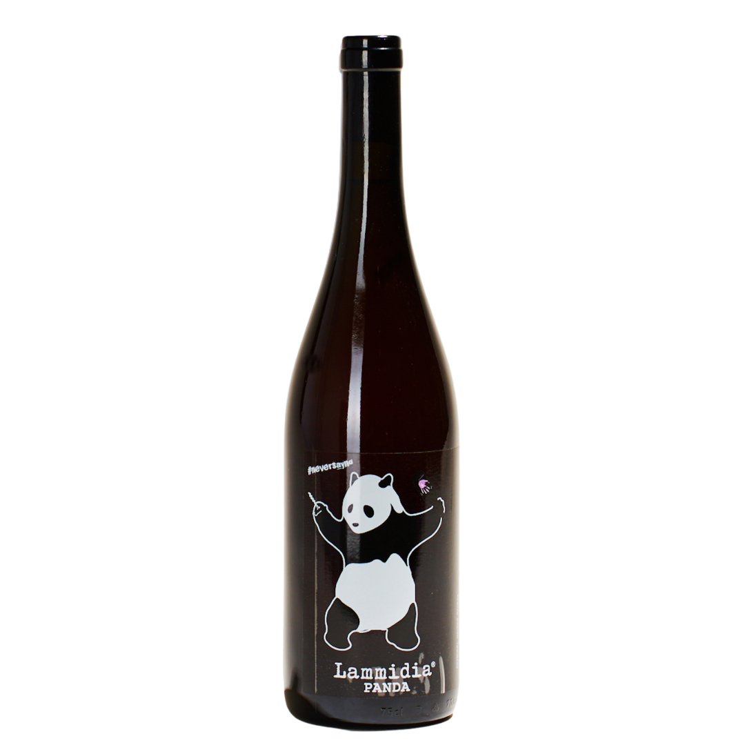 panda lammidia abruzzo italy natural rose wine bottle
