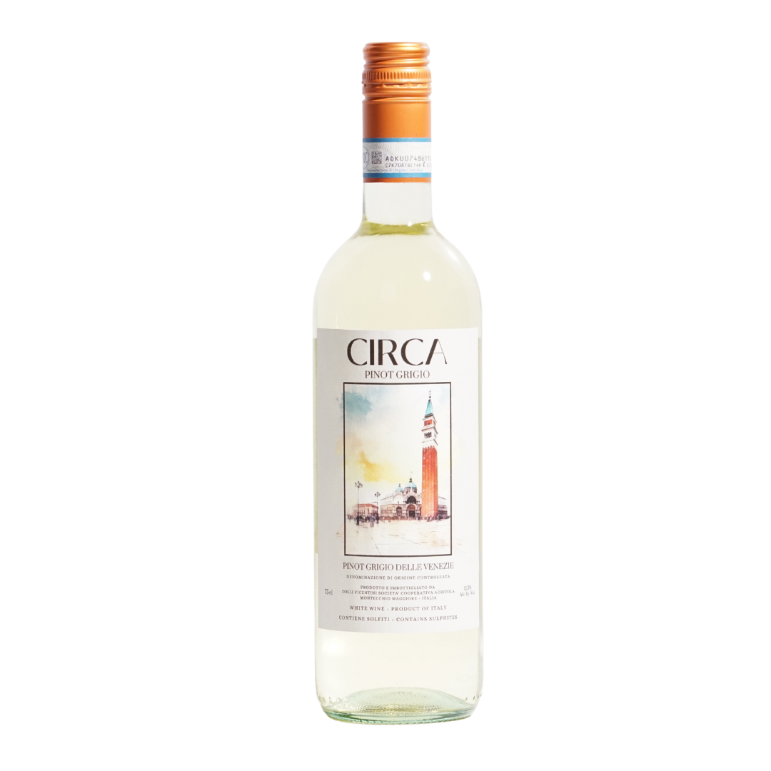 Pinot Grigio Stelvin by Circa Wines natural white wine from Veneto Italy
