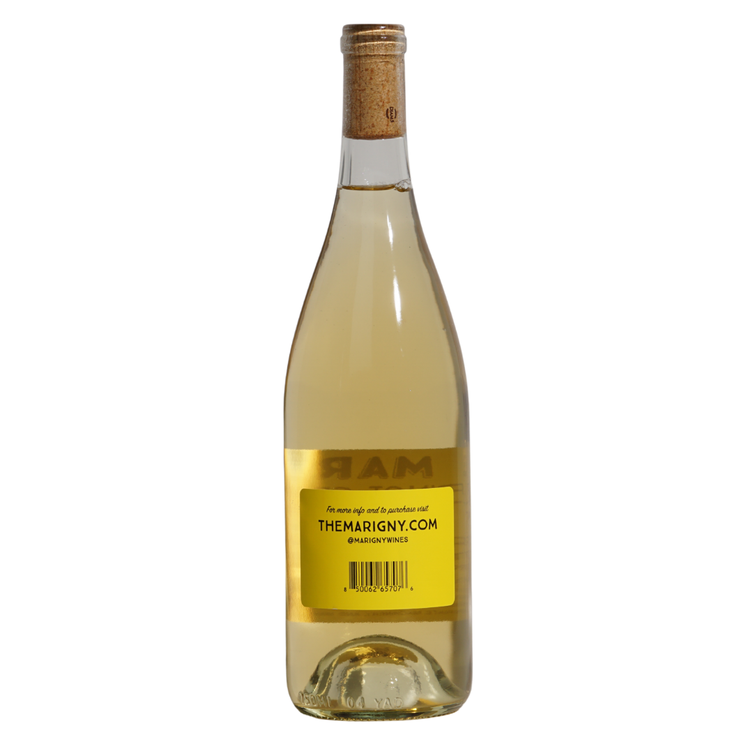 pinot gris direct press sur lie 2024 the marigny natural white usa back