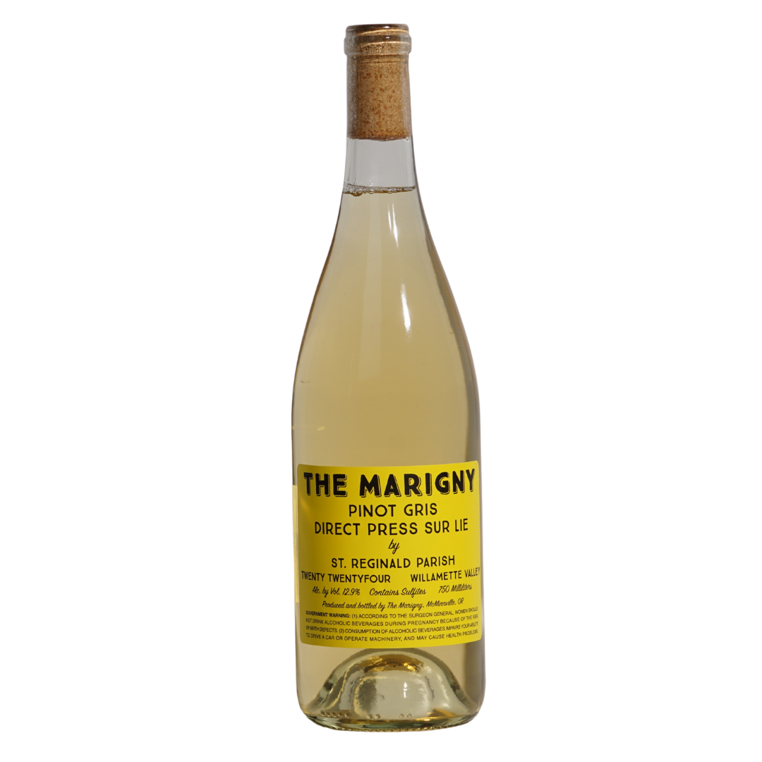 pinot gris direct press sur lie 2024 the marigny natural white usa front