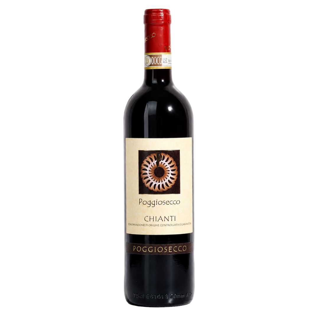 poggiosecco 2024 chianti natural red italy front