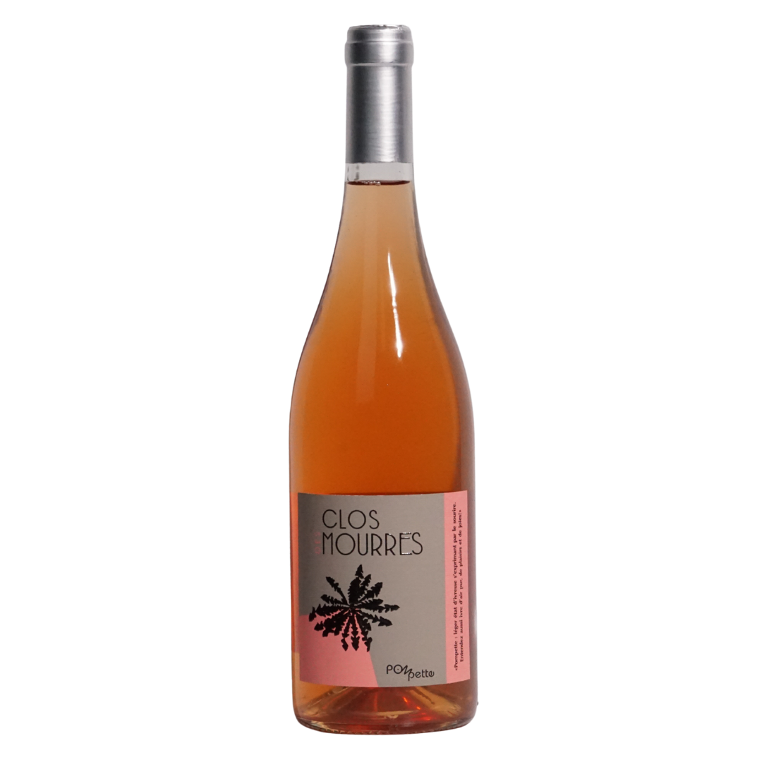pompette vdf rose 2024 clos des mourres natural rose france front