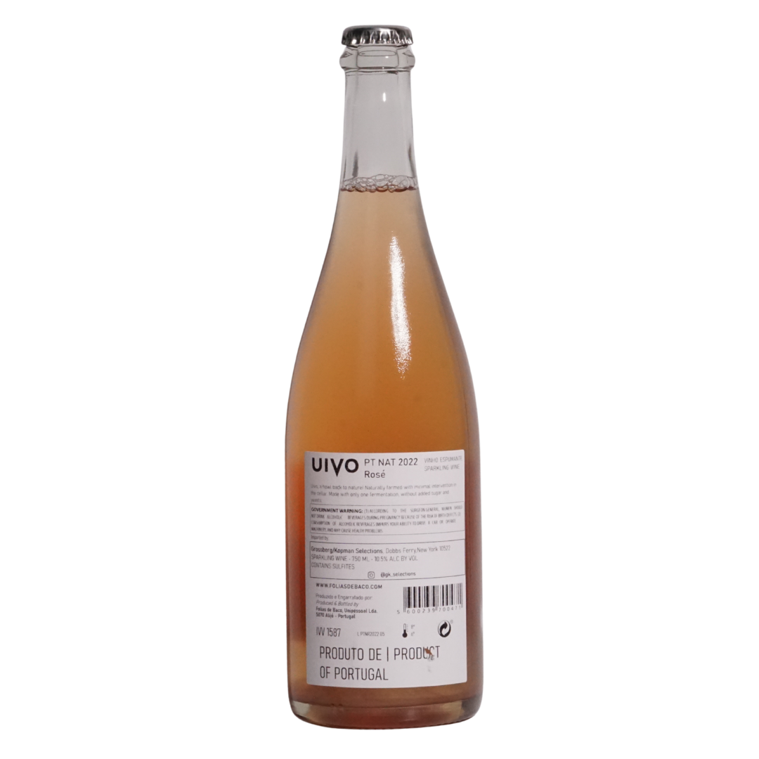 pt nat rose 2022 folias de baco natural rose portugal back