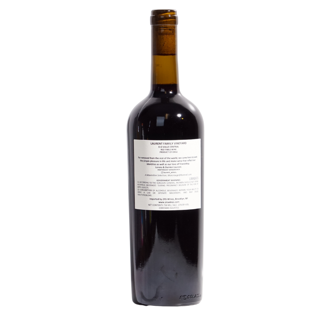 Reserva by Viña Laurent natural red wine from Maipo Valley Chile
