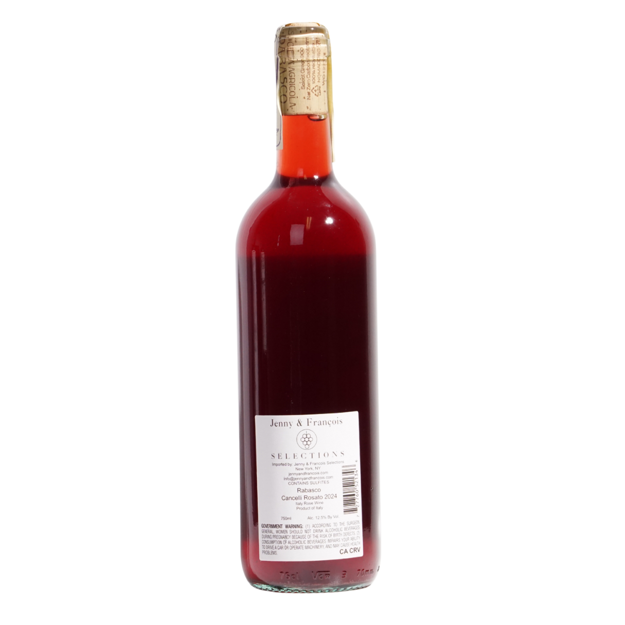 rosato cancelli rabasco natural Rosé wine Abruzzo Italy
