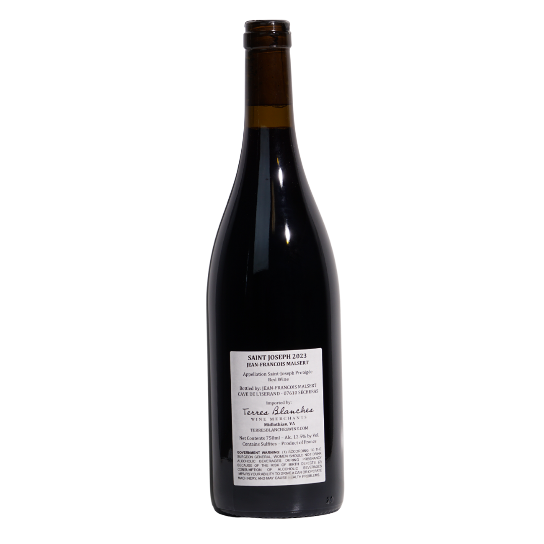 saint joseph rouge jean francois malsert natural Red wine Northern Rhône France