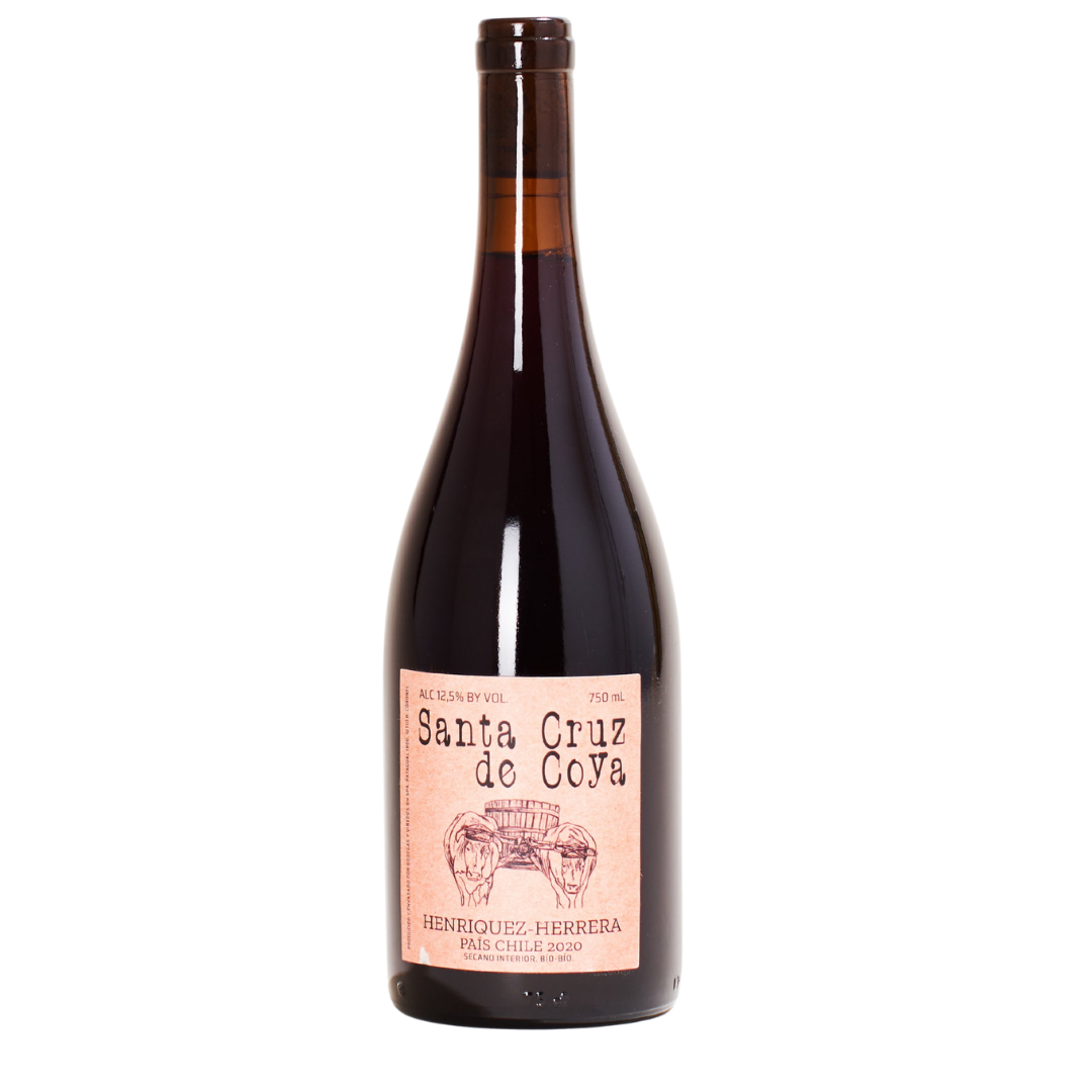 Roberto Henriquez Santa Cruz de Coya País Franco País | natural red wine Bio-Bio Valley Chile front label