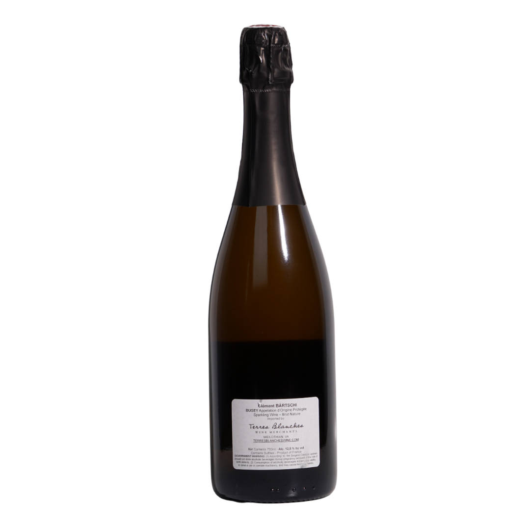 sur les graviers brut nature aop bugey domaine bartschi natural Sparkling wine Bugey France