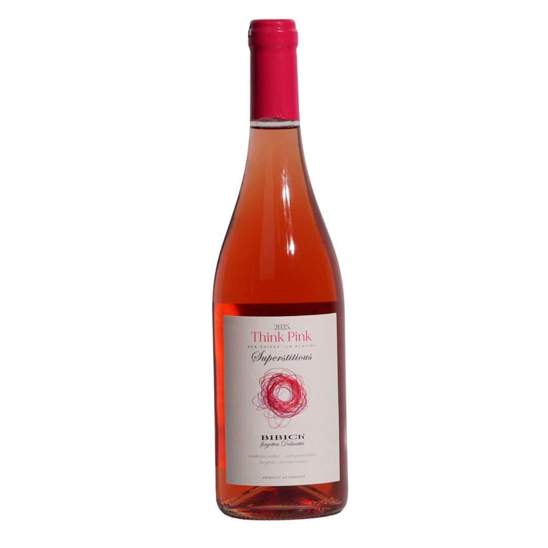 think pink dalmatia rose domaine bibich natural Rosé wine Dalmatia Croatia