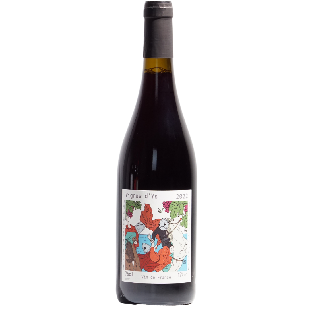 Vignes d&#39;Ys Jennifer Bariou and Thibaut Bodet Natural Red Wine Loire Valley France Front