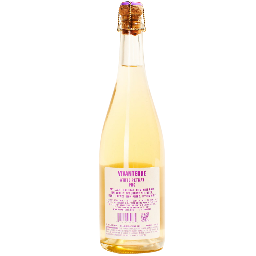 white pet nat vivanterre natural sparkling wine auvergne france back