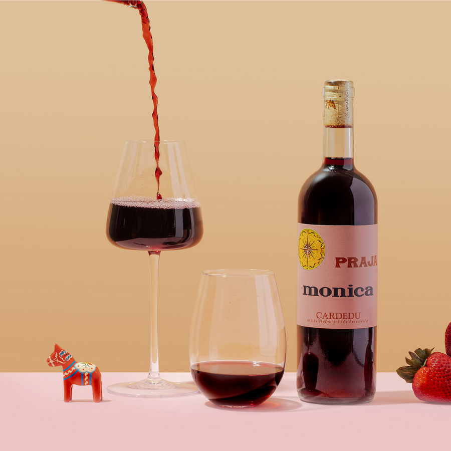 praja cardedu natural red wine cannonau sardinia marketing
