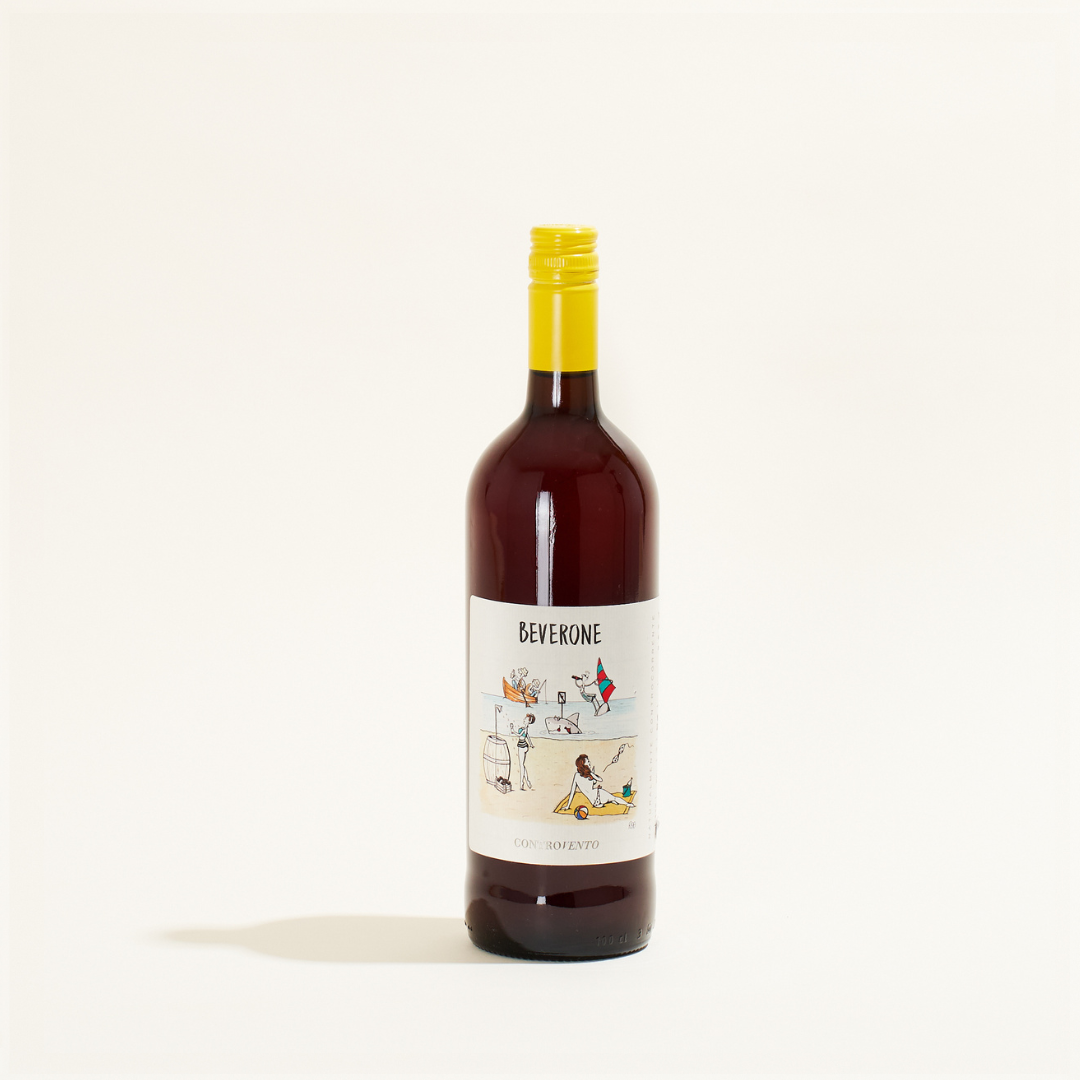 Beverone  Controvento natural rose wine Abruzzo Italy front
