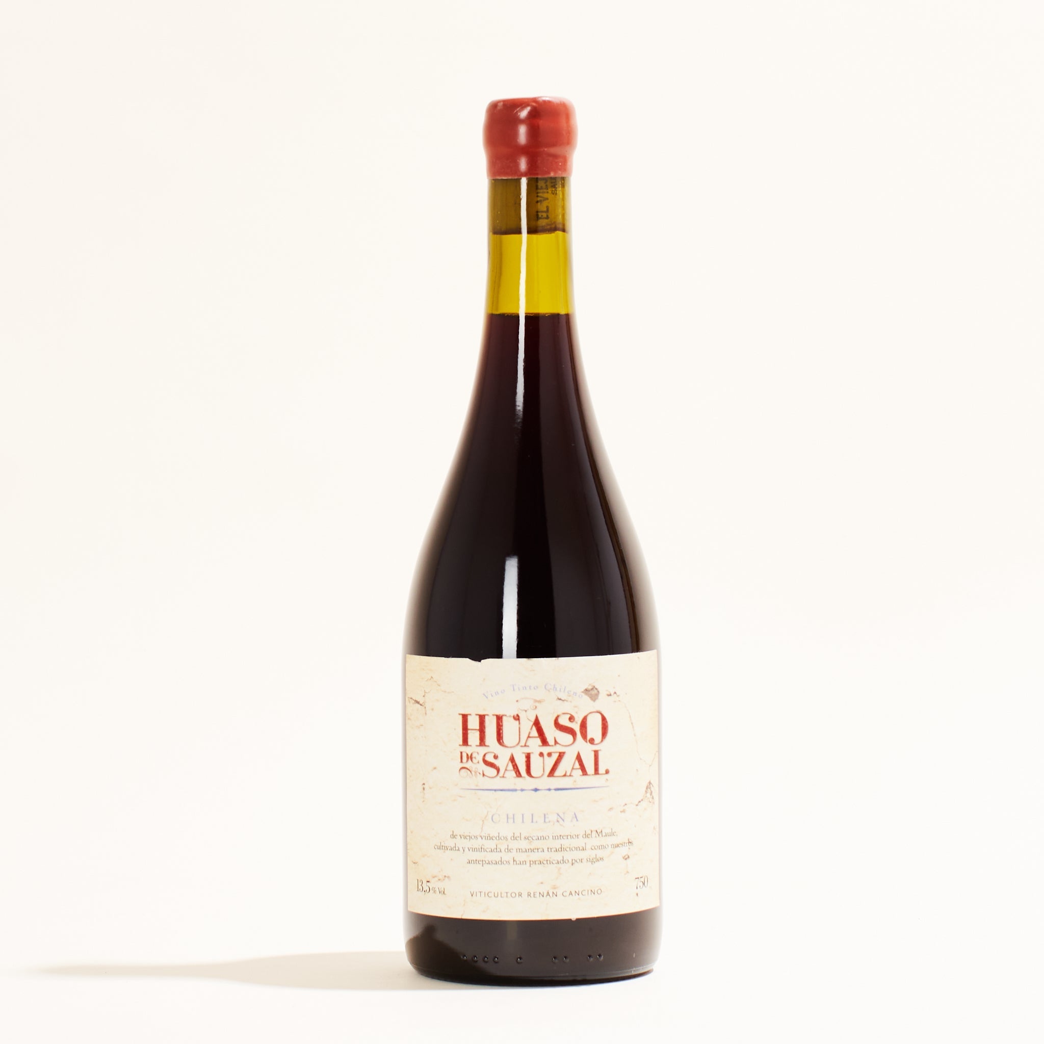 Chilena Huaso de Sauzal natural red wine Maule Valley Chile front