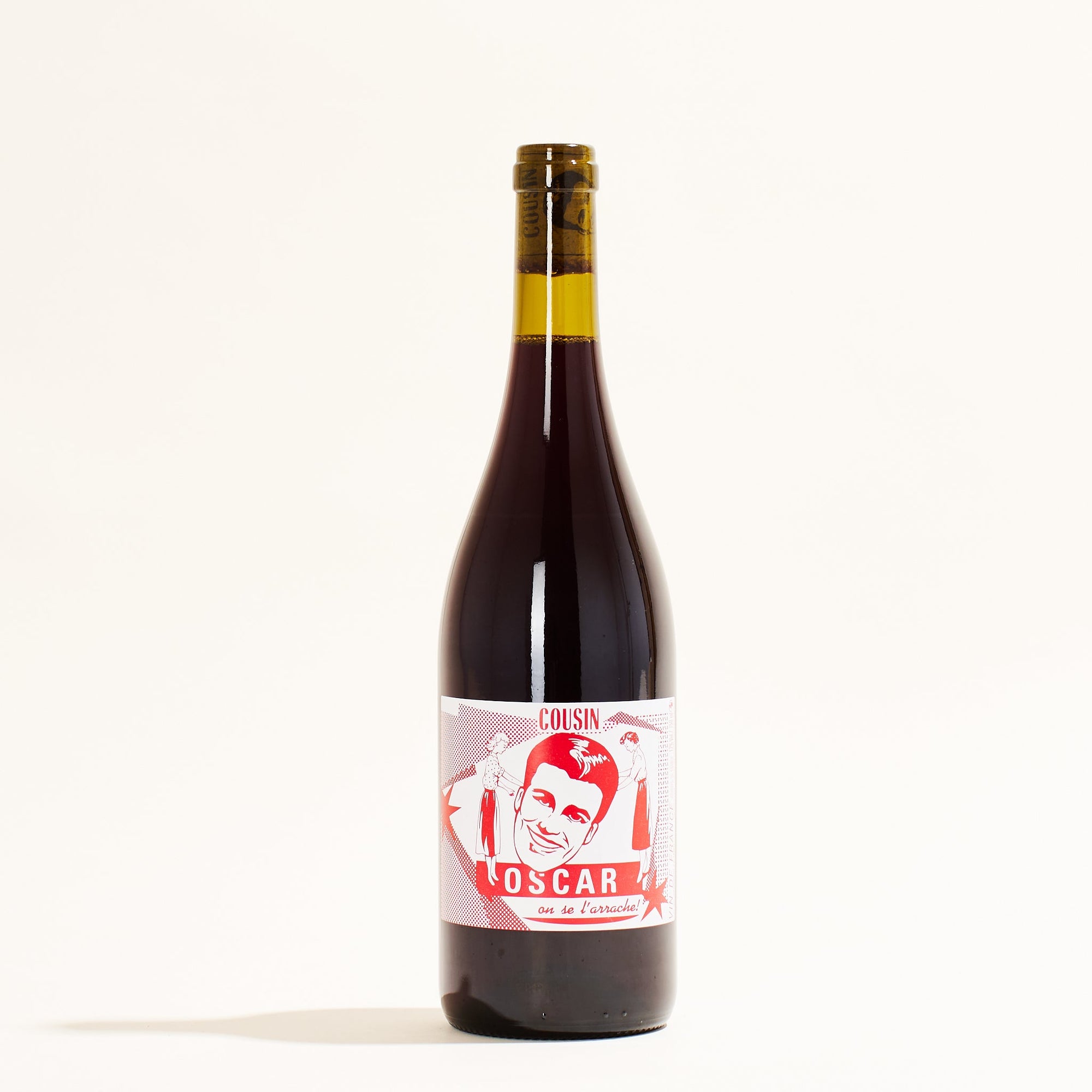 Cousin Oscar Rimbert natural red wine Berlou France front