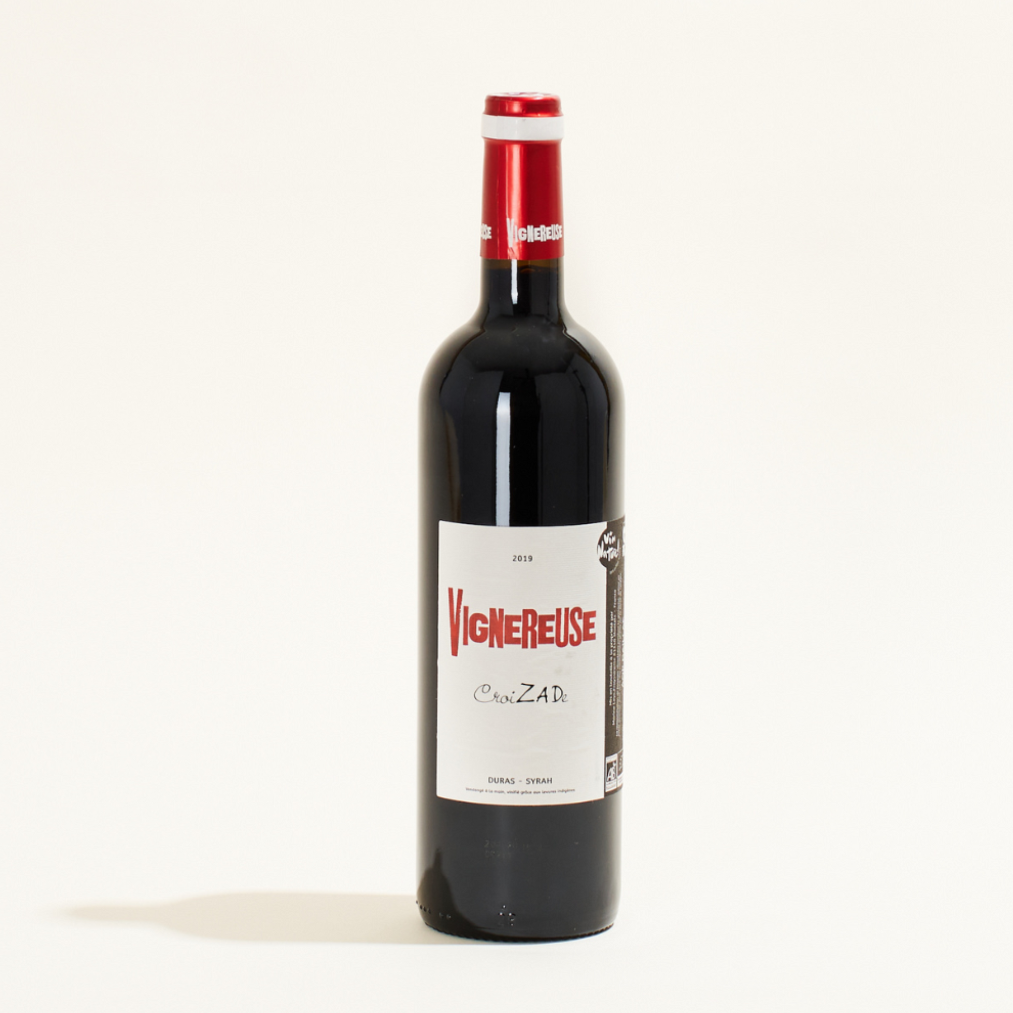 CroiZADe Vignereuse Natural red wine Gaillac France front