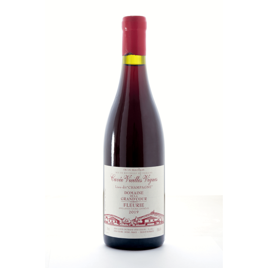 fleurie vieilles vignes lieu dit champagne dutraive beaujolais france natural red wine