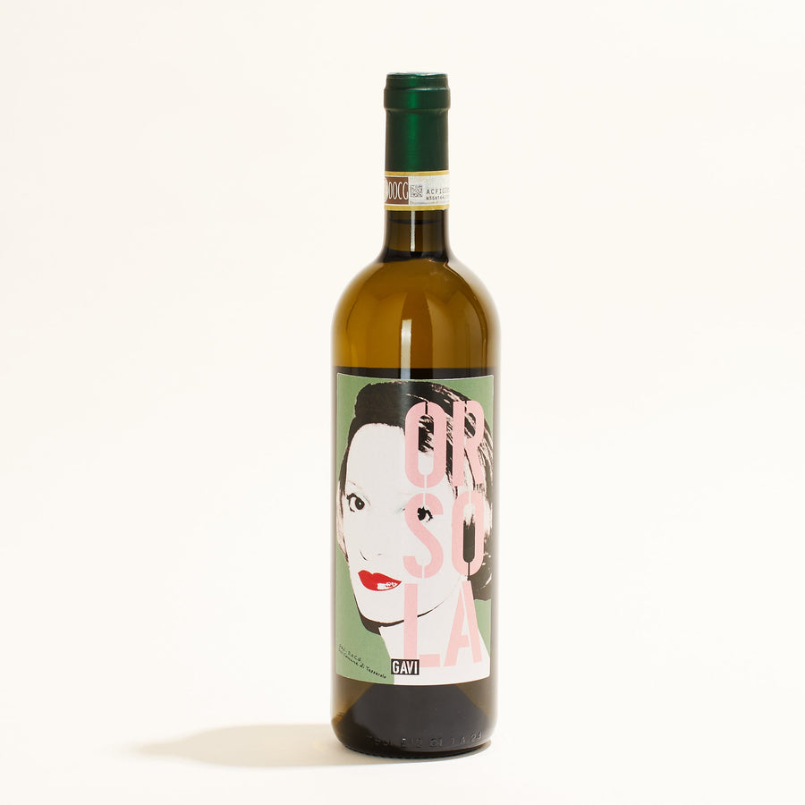 Gavi Orsola natural white wine Italy Piedmont front
