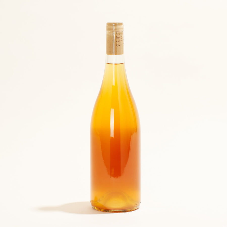 Hillside Vineyard Disco! Skin Contact Sauvignon Blanc Subject to Change natural orange wine Mendocino USA back