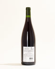 Litron de Rouge de David Les Vins Pirouettes natural red wine Alsace France back