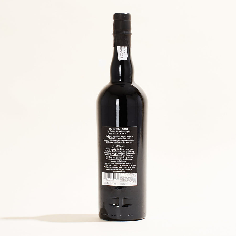 Maderista Reserva Medium Dry  The Madeira Wine Company fortified wine Madeira Portugal back
