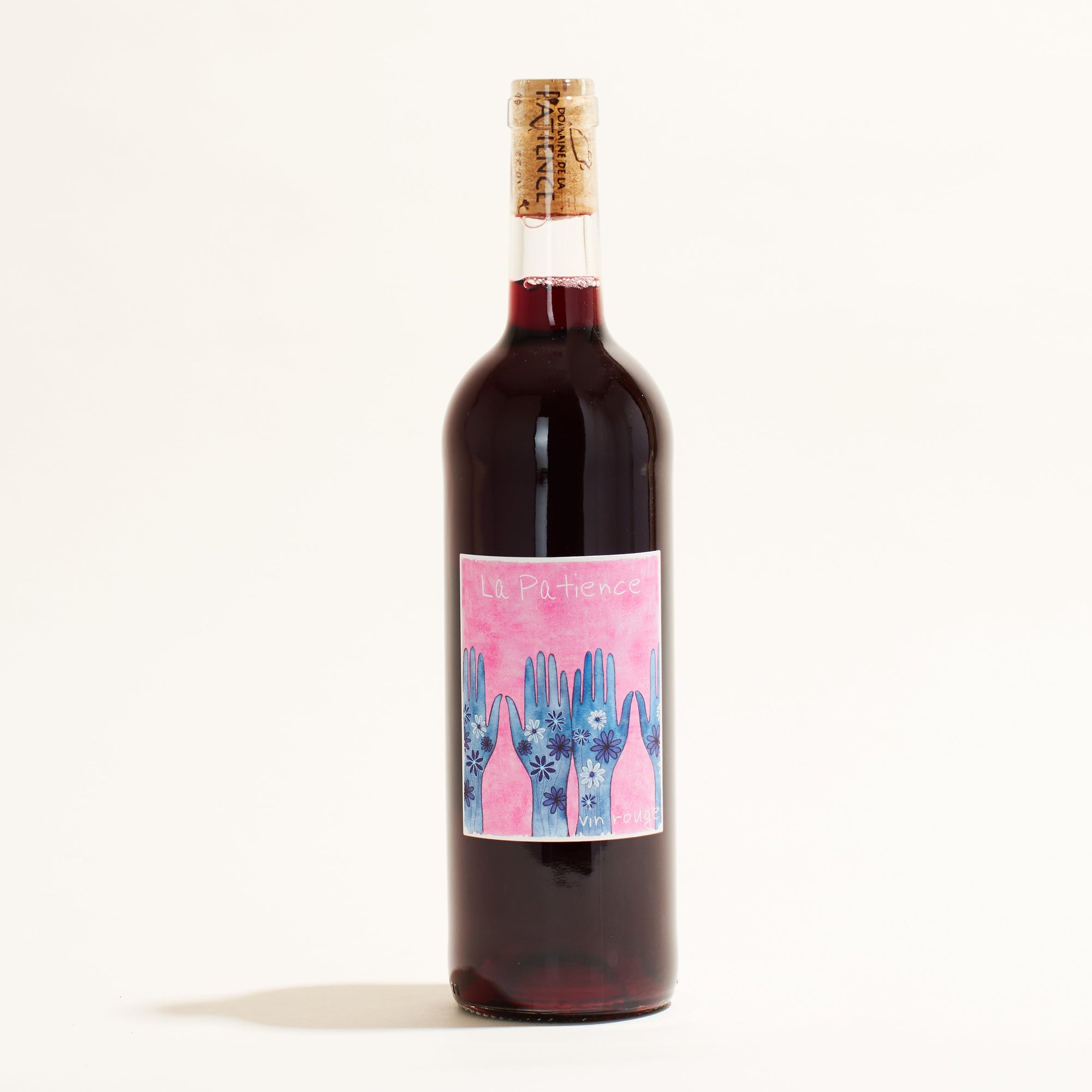 Red Patience natural red wine Bezouce France front