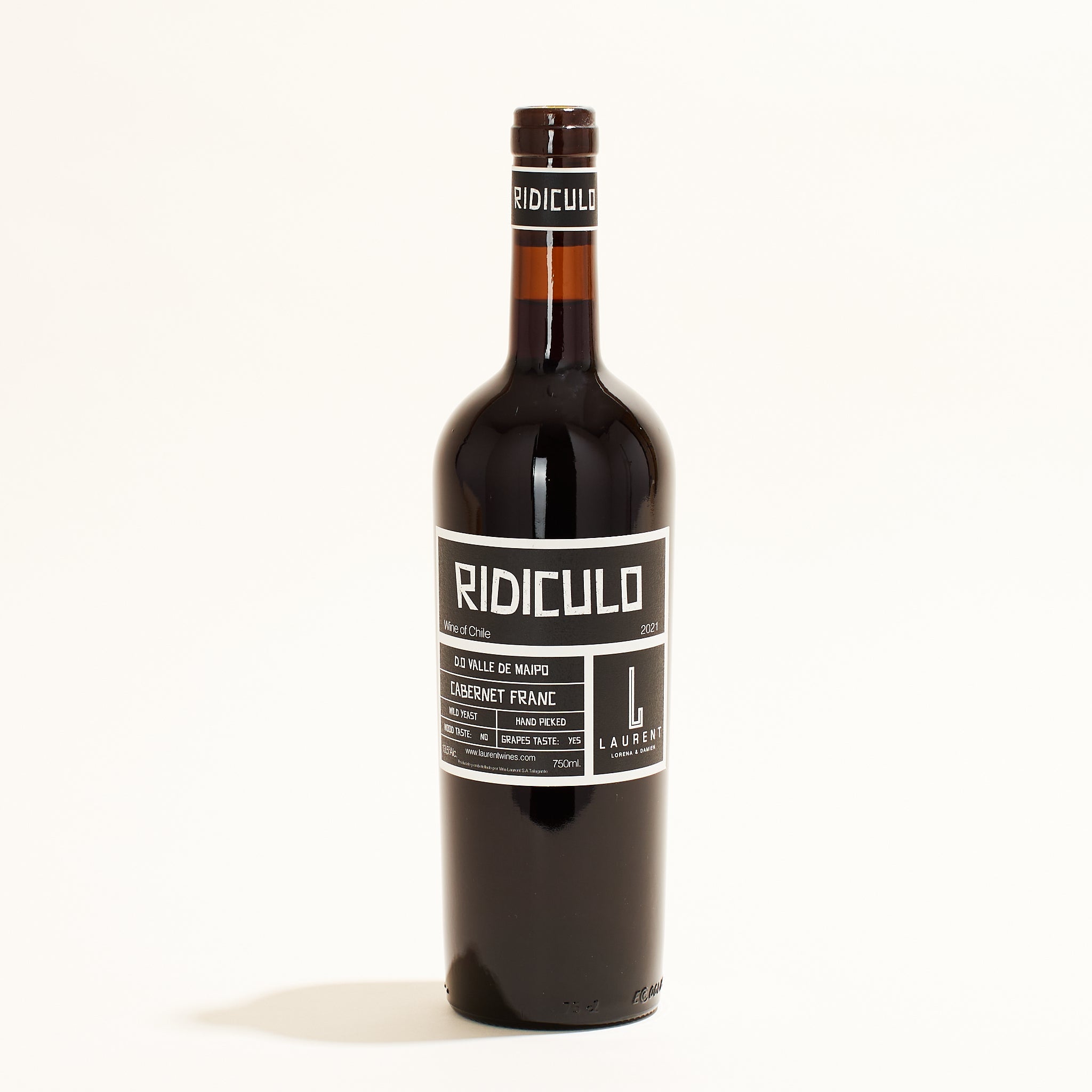 Ridiculo Vina Laurent natural red wine Maipo Valley Chile front