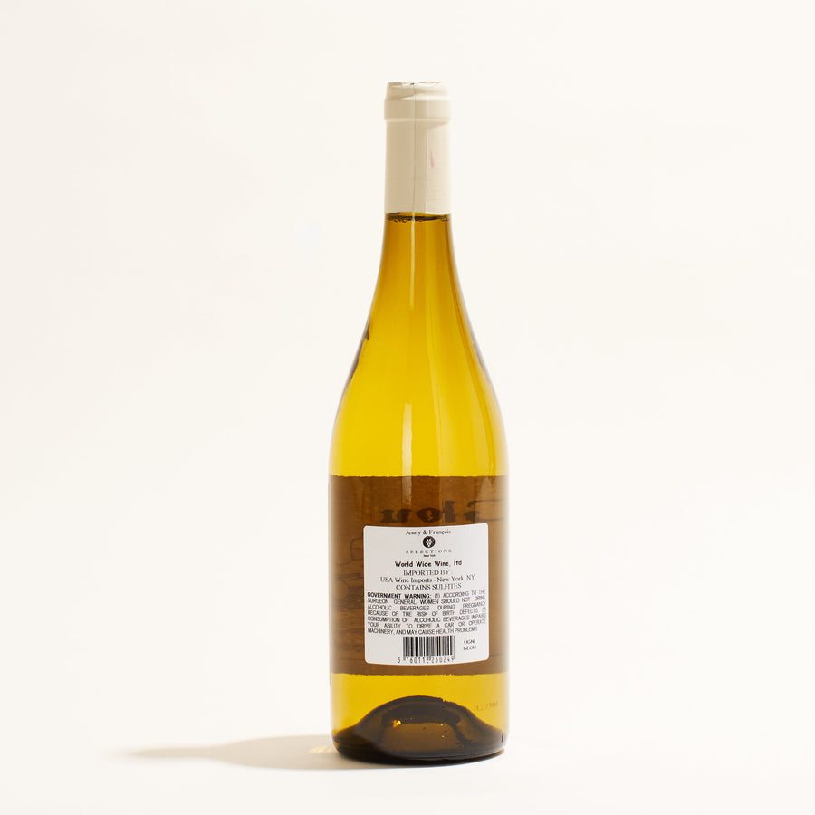 Ugni Glou Rimbert natural white wine Saint-Chinian France back